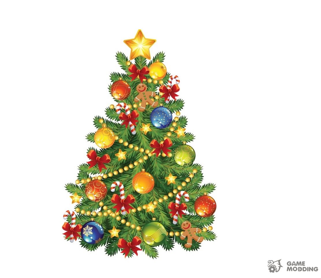 ¡Enciende el árbol de Navidad! Feliz año nuevo!