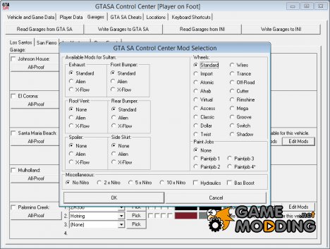 GTA SA Control Center  2.1.1